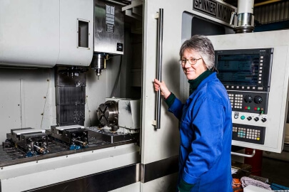 CNC engineering machine at Taradale Production Engineering